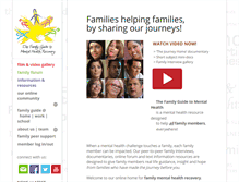 Tablet Screenshot of familyguidetomentalhealth.com